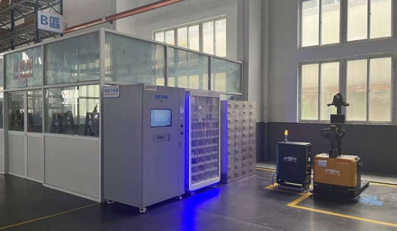 Intelligent tool cabinet and AGV car